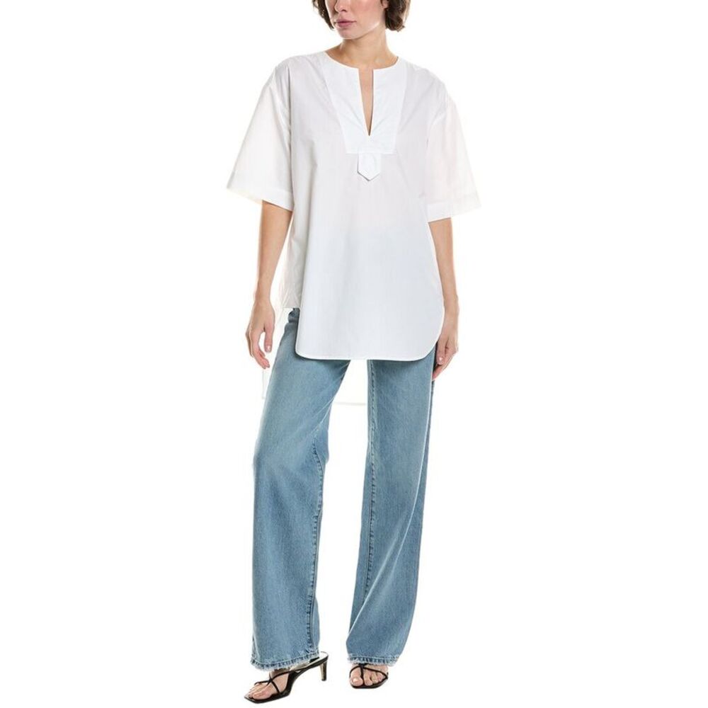 A.L.C. Womens Erin Top, White - Picture 1 of 3